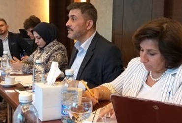 Mrs. Pascal Warda, president of the Hammurabi Organization for Human Rights, participated in the consultative meeting entitled 