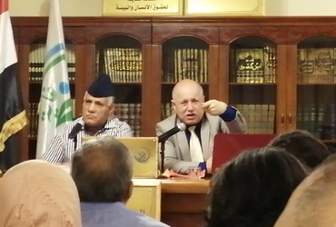 During a lecture at the Matar Council, in cooperation with the Ghaya Organization for Human Rights and the Environment.