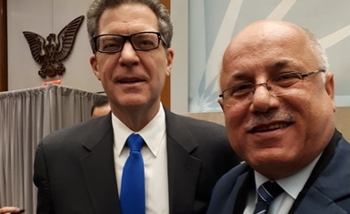 William Ward meet Mr. Sam Brownback the United States Ambassador-at-Large for International Religious Freedom at the U.S. Department of State and Mr. Knox Thames Special Advisor for Religious Minorities.