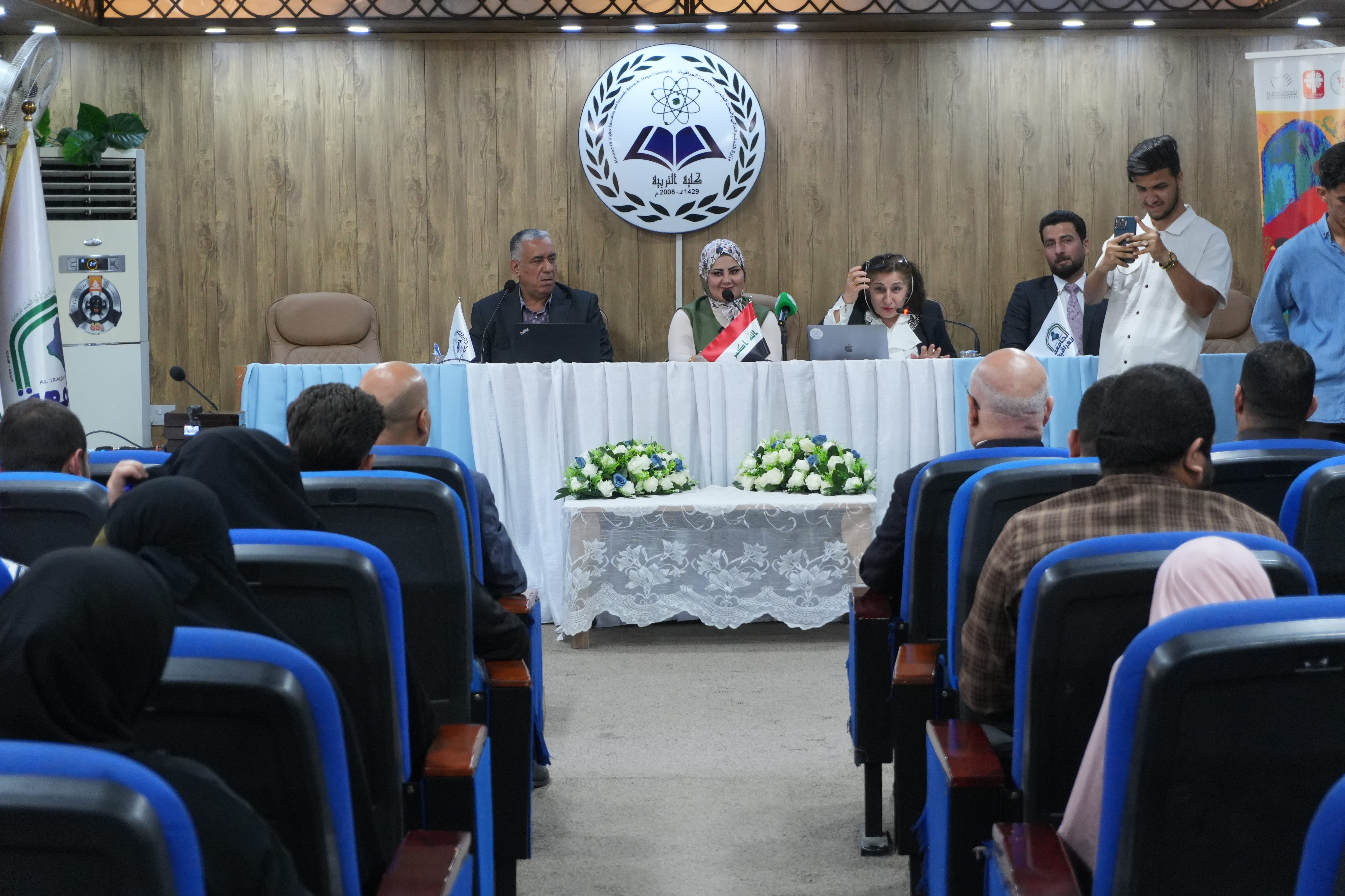 منظمة حمورابي تقيم ورشة علمية في الجامعة العراقية لتعزيز ثقافة حقوق الإنسان بين الطلبة