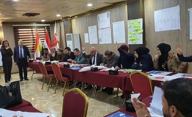 Hammurabi Human Rights Organization held a training workshop to promote pluralism, religious freedom, and community peace