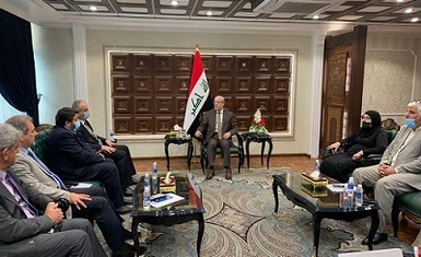 وفد من شبكة تحالف الاقليات العراقية يلتقي النائب الثاني لرئيس مجلس النواب الدكتور بشير خليل الحداد.