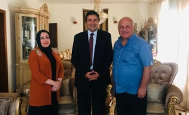 The Director of Public Relations receives a delegation from the High Commission for Human Rights