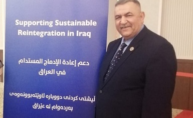 Representative of HHRO Involved in a Training Workshop on Supporting Sustainable Reintegration of Returnees in Iraq Society
