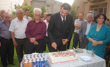 حمورابي تشارك في افتتاح البيت الثقافي في بخديدا 