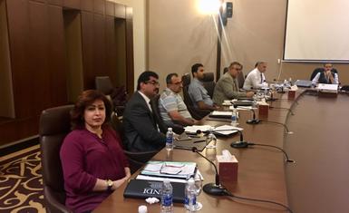 Hammurabi Human Rights Organization contribute in the workshop held by National Democratic Institute NDI to develop a road map towards the upcoming provincial elections in its next version