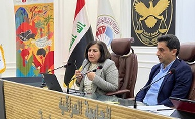 منظمة حمورابي تقيم ورشة علمية في الجامعة العراقية - كلية القانون والعلوم السياسية
