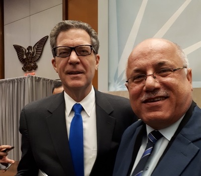 William Ward meet Mr. Sam Brownback the United States Ambassador-at-Large for International Religious Freedom at the U.S. Department of State and Mr. Knox Thames Special Advisor for Religious Minorities.