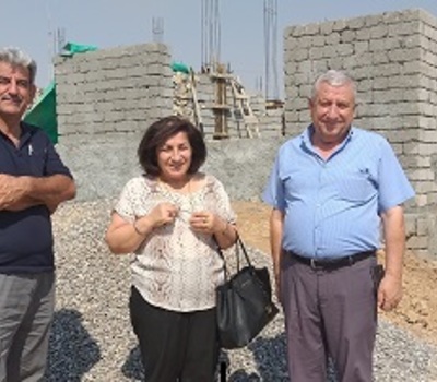 منظمة حمورابي لحقوق الانسان تواصل متابعتها الميدانية لسير العمل في اعادة بناء مدرسة قرقوش الابتدائية
