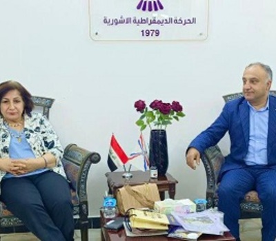 The Assyrian Democratic Movement and the Hammurabi Human Rights Organization exchange visits