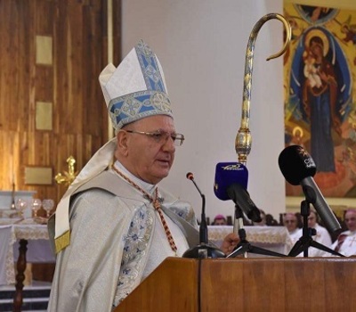 Mrs. Pascale Warda participated in the closing Mass of the Chaldean Synod with the participation of Fathers of the Church in St. Joseph's Cathedral in Karrada, Baghdad