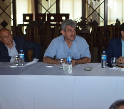 ديث السيد لويس مرقوس ايوب نائب رئيس منظمة حمورابي لحقوق الانسان خلال مشاركته في المؤتمر الخاص بحماية المدنيين اثناء تحرير الموصل