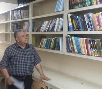 منظمة حمورابي لحقوق الانسان تساهم في انشاء مكتبة جامعة الحمدانية