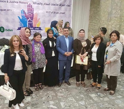 السيدة باسكال وردا تشارك في مؤتمر نسائي عقد في الموصل يوم 26/8/2017 بحضور العديد من الناشطات في مجال حقوق الانسان