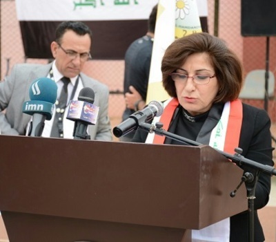 Mrs. Pascale Warda participated in the annual festival held by Al-Hamdaniya University.