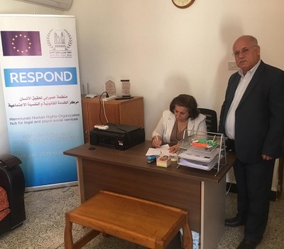 Management of the (Respond) project at Hammurabi Human Rights Organization visits the field center for legal, psychological and social assistance in Baghdida