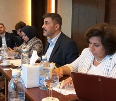 Mrs. Pascale Warda participated in the consultation meeting in Beirut held by the Inpunity Watch Organization and in cooperation with the Iraqi Al-Amal Association.