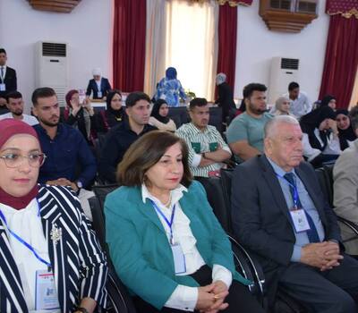 باسكال وردا رئيسة منظمة حمورابي لحقوق الانسان تشارك بفعالية في منتدى نينوى الحواري من اجل السلام
