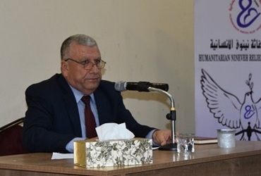 Mr. Yohanna Yusef Tawaya, head of the Hammurabi Organization for Human Rights in Erbil, in a lecture he gave at the Hall of the Church of Umm al-Nur for the Orthodox Syriac in Ainkawa on November 1, 2019, to the necessity of leaving all traditional method