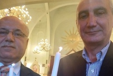 على قاعة الكنيسة الأرمنية الكاثوليكية في بغداد شارك السيد وليم وردا مسؤول العلاقات العامة في منظمة حمورابي لحقوق الانسان يوم 24/4/2019 في احياء الذكرى ( 104 ) للمذابح التي طالت الآرمن والسريان الآشوريين