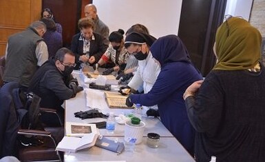 Hammurabi Human Rights Organization continues holding a workshop for the preservation and protection of Christian books and manuscripts