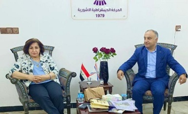 The Assyrian Democratic Movement and the Hammurabi Human Rights Organization exchange visits