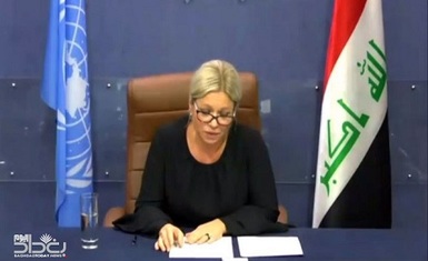 إحاطة الممثلة الخاصة للأمين العام للأمم المتحدة في العراق السيدة جينين هينيس-بلاسخارت المقدمة الى مجلس الأمن 12 أيار 2020