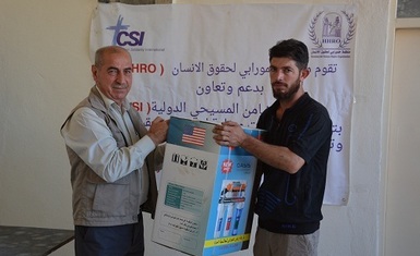 A new humanitarian relief program for Hammurabi Human Rights Organization included the distribution of 705 household systems for water purification and desalination with the support of CSI organization.