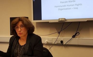 In a lecture at the University of Cambridge, Mrs. Pascale Warda: Iraqi minorities are threatened by extinction as a result of armed violence, terrorist groups and containment policy