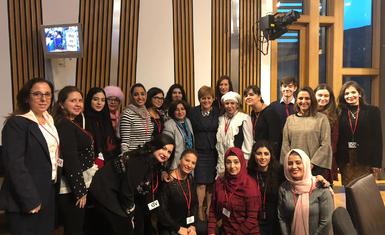 Mrs. Pascale Warda participated in a training workshop in Edinburgh, Scotland, on the 1325 resolution and the inclusion of women in the peace and security process and in making peace and security and related decisions.