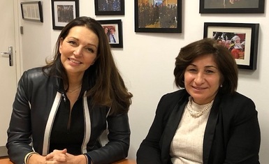 السيدة باسكال وردا تلتقي السيدة فاليري بواييه عضو لجنة الشؤون الخارجية في المجلس الوطني الفرنسي