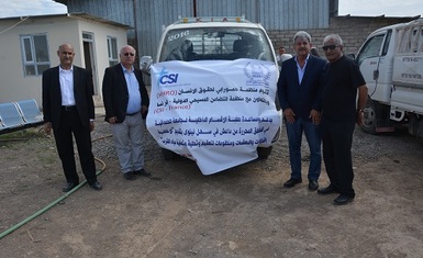 Hammurabi Organization visit the internal department of Al-Hamdaniya University providing assistance to students.