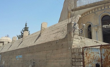 السيدة رئيسة منظمة حمورابي تستقبل وفد شبابي من الجنسية الاسبانية قادم الى العراق للإطلاع على أوضاع المسيحيين بعد داعش