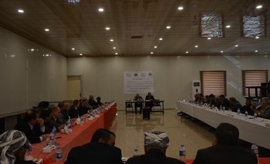 مؤتمر في قضاء الحمدانية أشرفت عليه منظمة حمورابي لحقوق الانسان ومنظمة رابطة نساء الشبك لتعزيز دور الاقليات في تحقيق الاستقرار والعيش المشترك