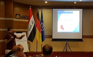 اثنان من اعضاء الهيئة العامة لمنظمة حمورابي لحقوق الانسان يشاركان في دورة تدريبية بشأن الشرطة المجتمعية