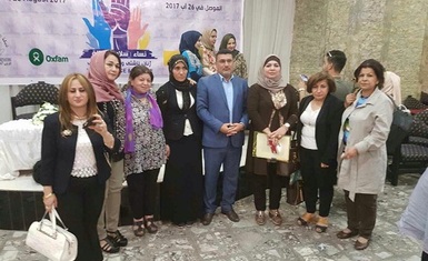السيدة باسكال وردا تشارك في مؤتمر نسائي عقد في الموصل يوم 26/8/2017 بحضور العديد من الناشطات في مجال حقوق الانسان