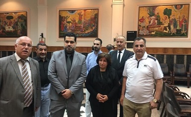 قداس ومجلس عزاء في بغداد على روح الراحل السيد يوحنا ايشو كوريال والد السيدة باسكال وردا