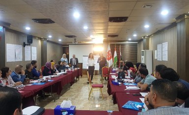 منظمة حمورابي لحقوق الانسان تنجز ورشة تدريبية لقيادات تعليمية ميدانية في محافظة نينوى