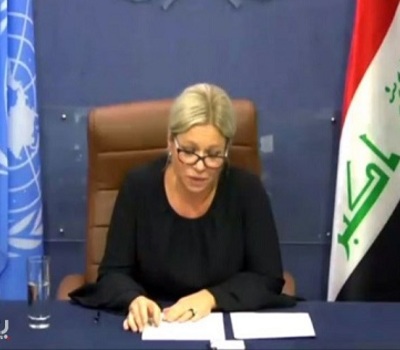 إحاطة الممثلة الخاصة للأمين العام للأمم المتحدة في العراق السيدة جينين هينيس-بلاسخارت المقدمة الى مجلس الأمن 12 أيار 2020