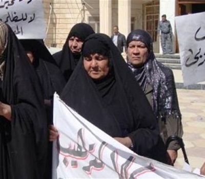 نساء ديالى ينتفضن على \