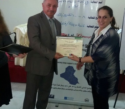 السيدان يوحنا اسحق زيا و نينوس روبرت يشاركان في ورشة تدريب تحسين الأداء