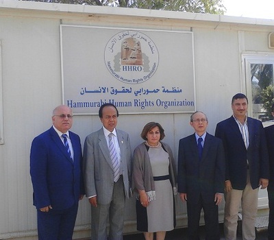 منظمة حمورابي لحقوق الانسان تستقبل وفدا اندونيسيا يضم مفوض اللجنة الوطنية لحقوق الانسان والسلك الدبلوماسي في بغداد