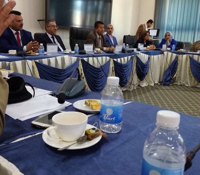 منظمة حمورابي لحقوق الانسان تشارك في أعمال الورشة التي أقامها مركز النهرين للدراسات الإستراتيجية بعنوان النازحين ما بعد التحرير