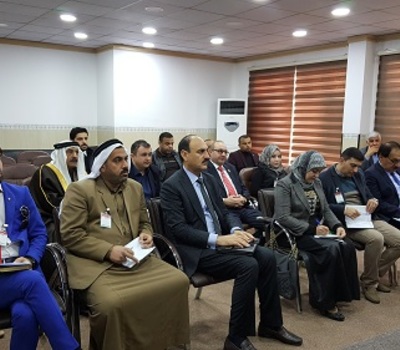 لؤي كمال اوراها عضو منظمة حمورابي لحقوق الانسان يشارك في اجتماع تنسيقي بين مجلس محافظة نينوى ومنظمة ميرسي كورالدولية
