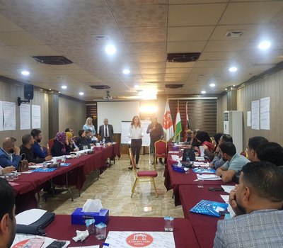 منظمة حمورابي لحقوق الانسان تنجز ورشة تدريبية لقيادات تعليمية ميدانية في محافظة نينوى
