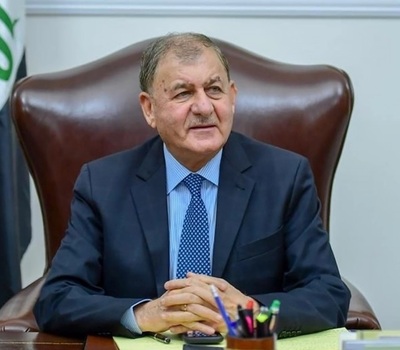 باسكال وردا رئيسة منظمة حمورابي تهنيء السيد عبد اللطيف جمال رشيد لتوليه رئاسة جمهورية العراق