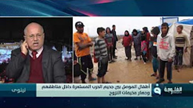 وليم وردا لقناة الفلوجة يتحدث عن موضوع النازحين من الموصل